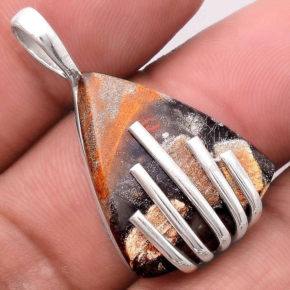 Natural Tabu Jasper Pendant P-1559 SDP155240-0