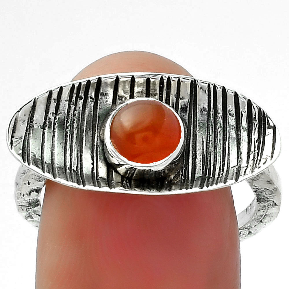 Natural Carnelian Ring size-8 R-1573 SDR156667-0