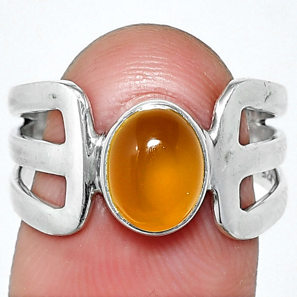 Natural Yellow Onyx Ring size-8 R-1162 SDR237496-0