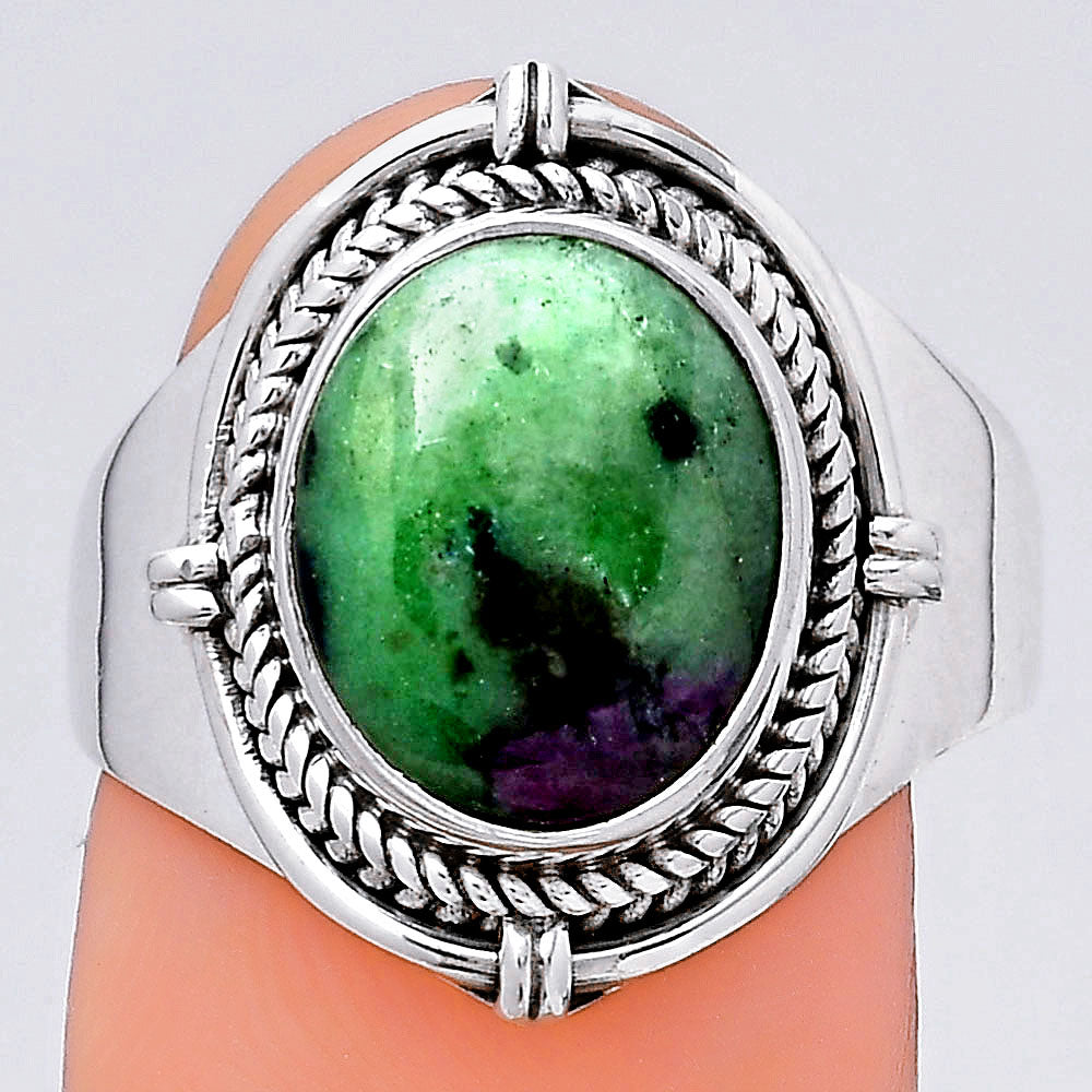 Ruby-Zoisite - Africa Ring size-8.5 R-1539 SDR247114-0
