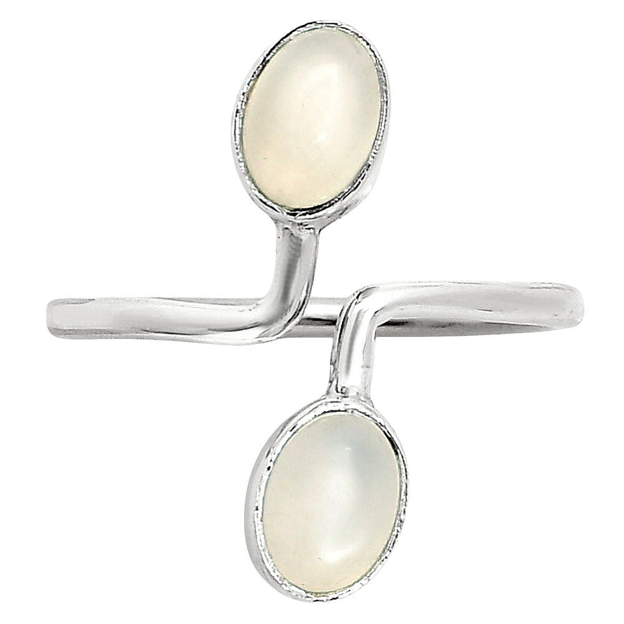 Adjustable - Srilankan Moonstone Ring size-7.5 R-1587 SDR249360