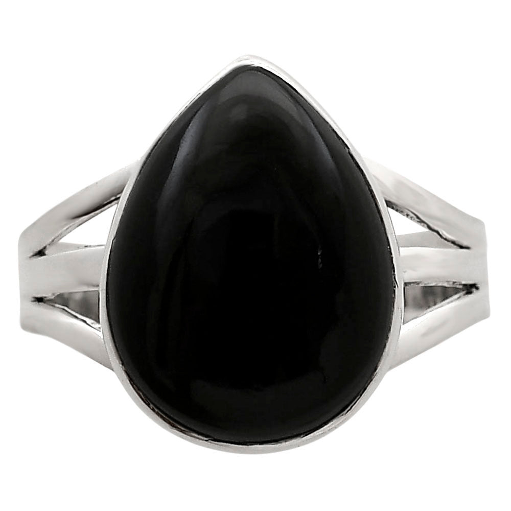 Black Onyx Ring size-7 R-1003 SDR249876-0
