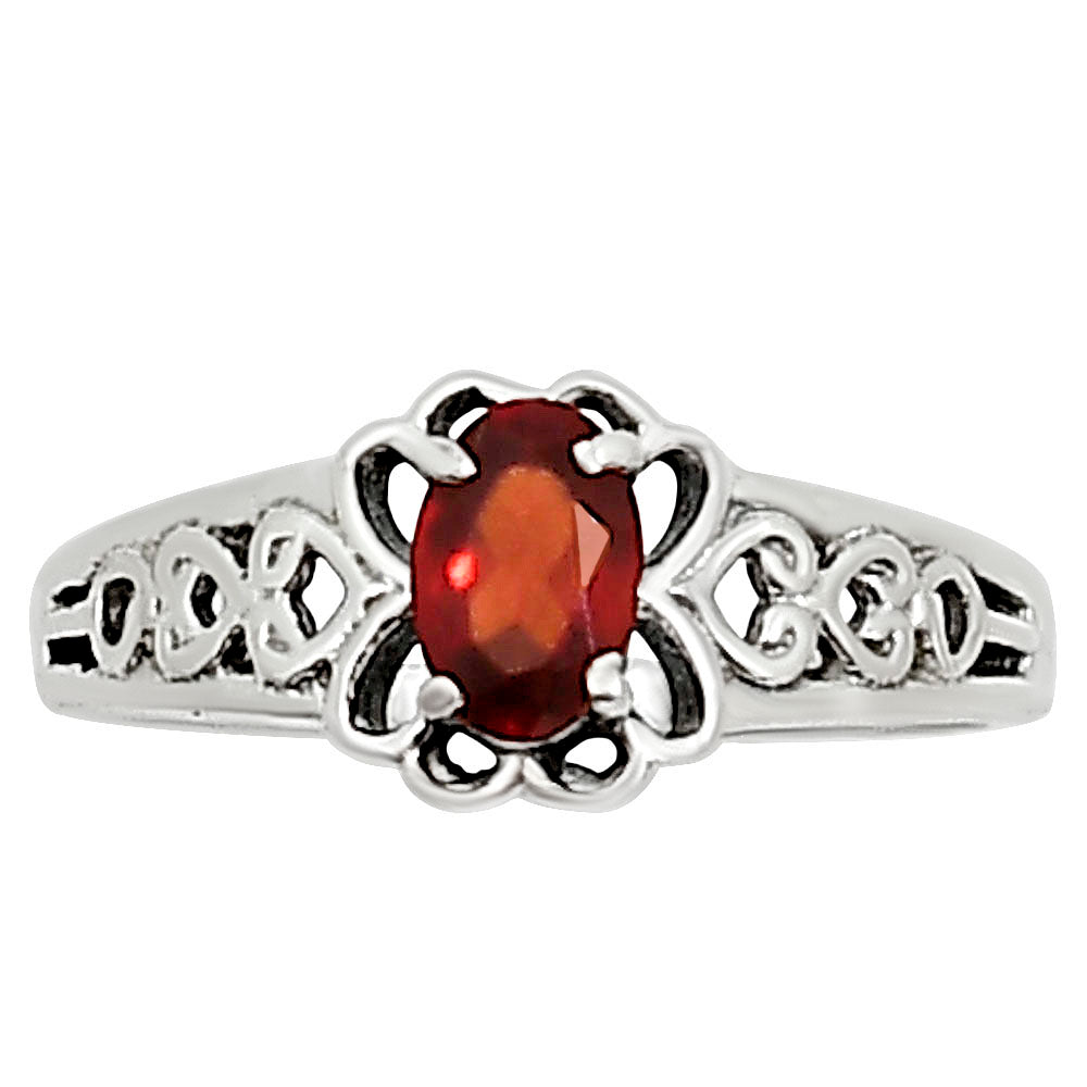 Hessonite Garnet Ring size-6 R-1172 SDR253978-0