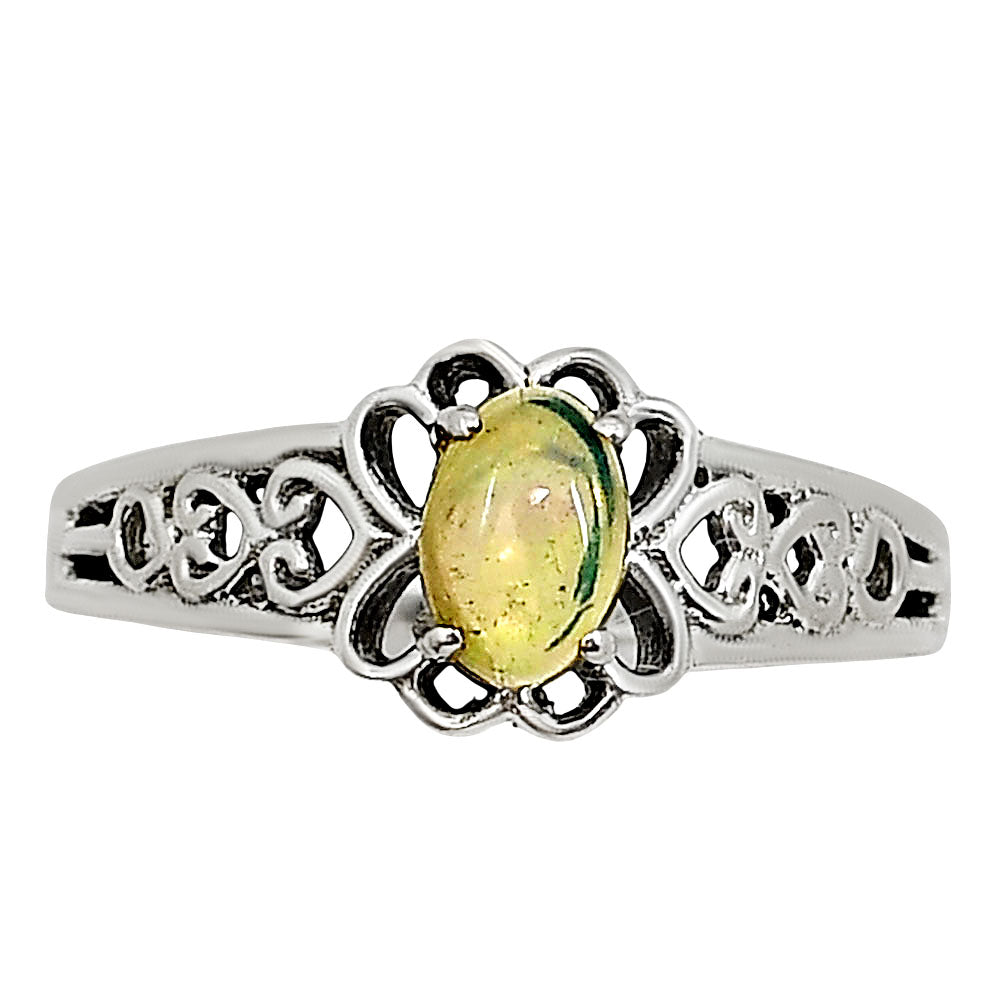 Ethiopian Opal Ring size-5 R-1172 SDR254071-0