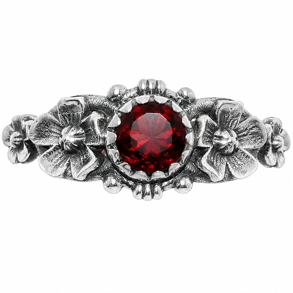 Floral - Hessonite Garnet Ring size-7 R-1292 SDR254690-0