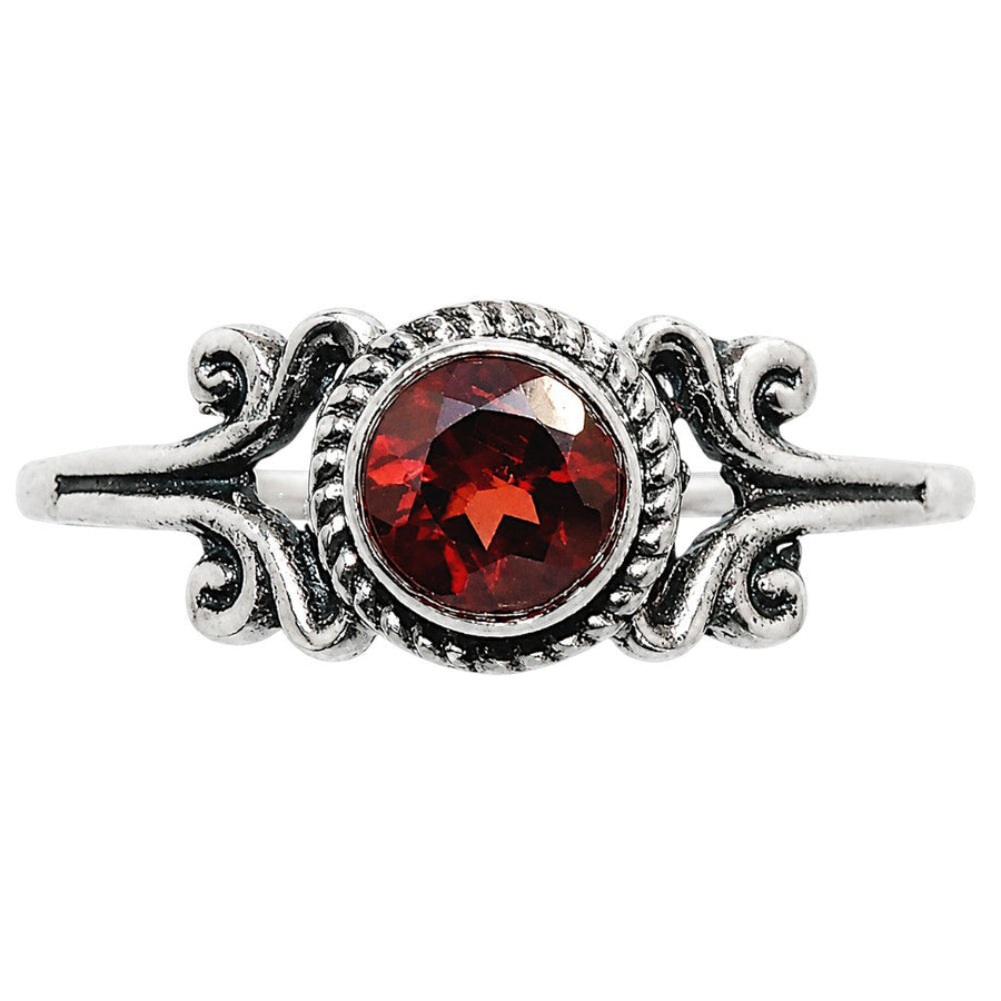 Hessonite Garnet Ring size-7 R-1358 SDR254780