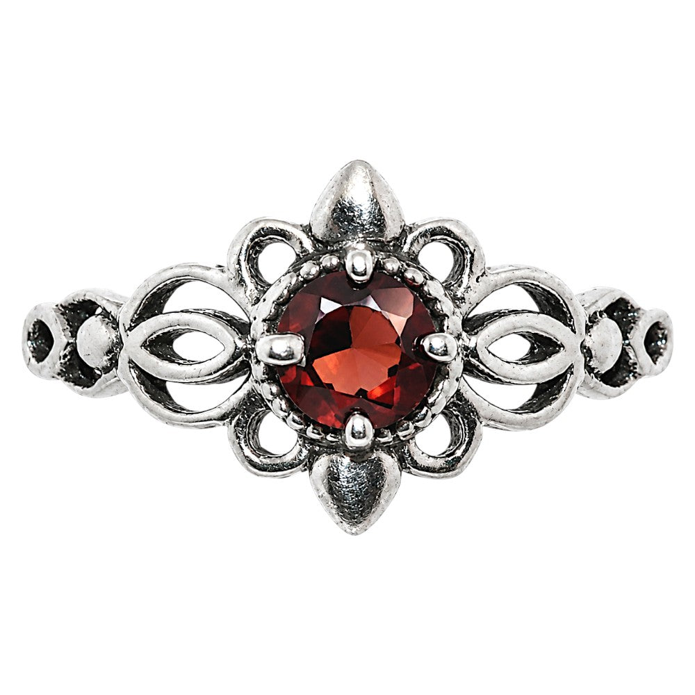 Hessonite Garnet Ring size-7 R-1172 SDR255077-0