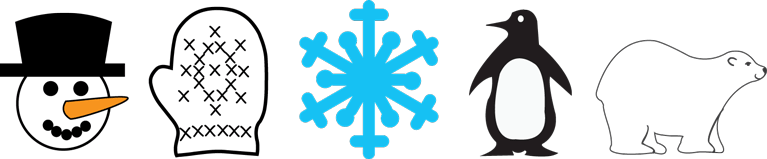 SHAPES ETC. Incentive Stamp - Winter Set-0