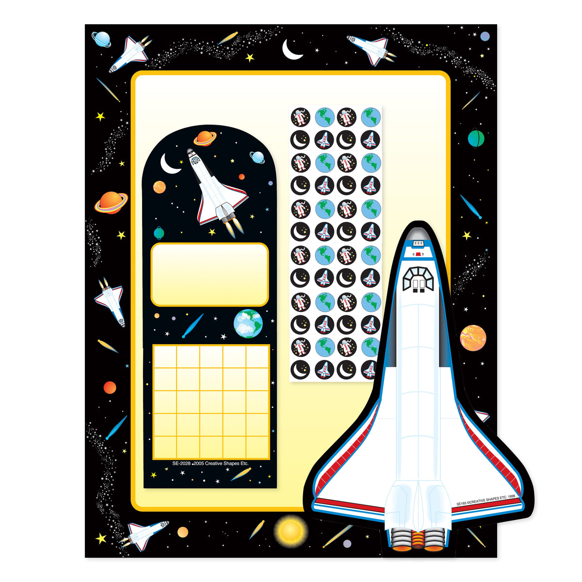 SHAPES ETC. Stationery Set - Space-0