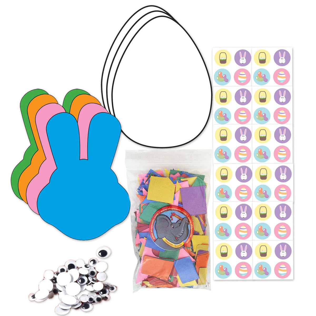 SHAPES ETC. Activity Kit - Easter-0