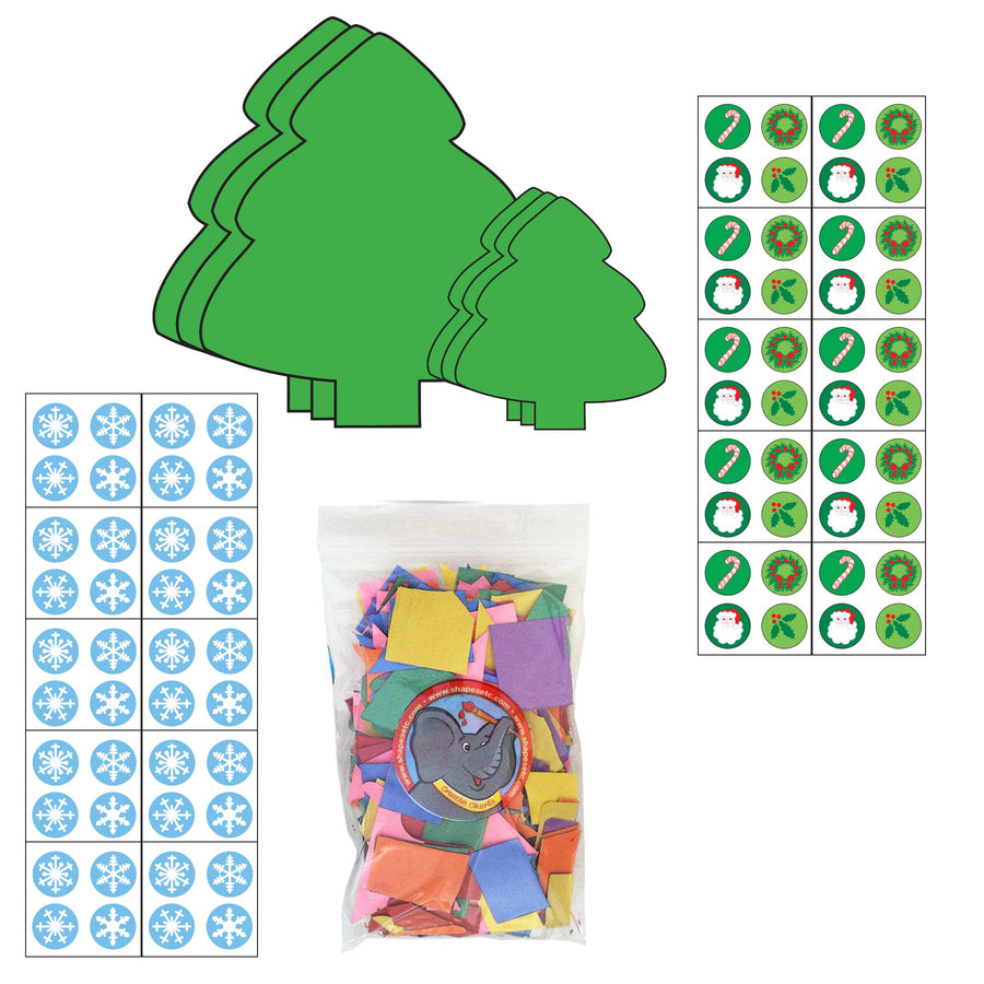 SHAPES ETC. Christmas Tree Deluxe Activity Kit