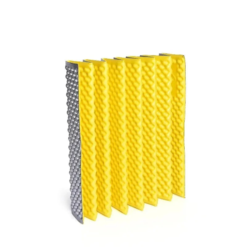 Foldable Camping Mat with Aluminum Film Portable Foam Yellow — 10812054667603