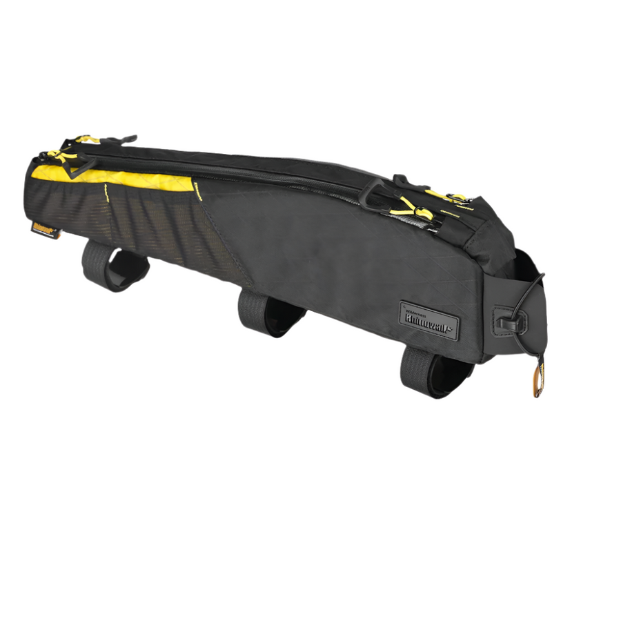 Waterproof 2.1L Top Tube Bike Bag Yellow