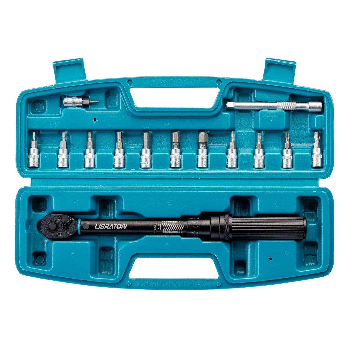 14-Piece Bike Torque Wrench Set Blue-0