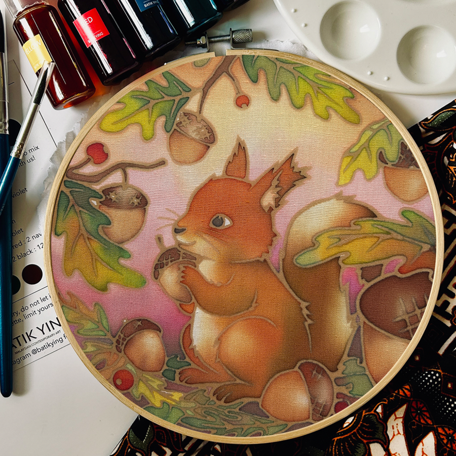 The Nutty Collector | Batik Craft Kit | Hand-Waxed DIY Art Kit UK