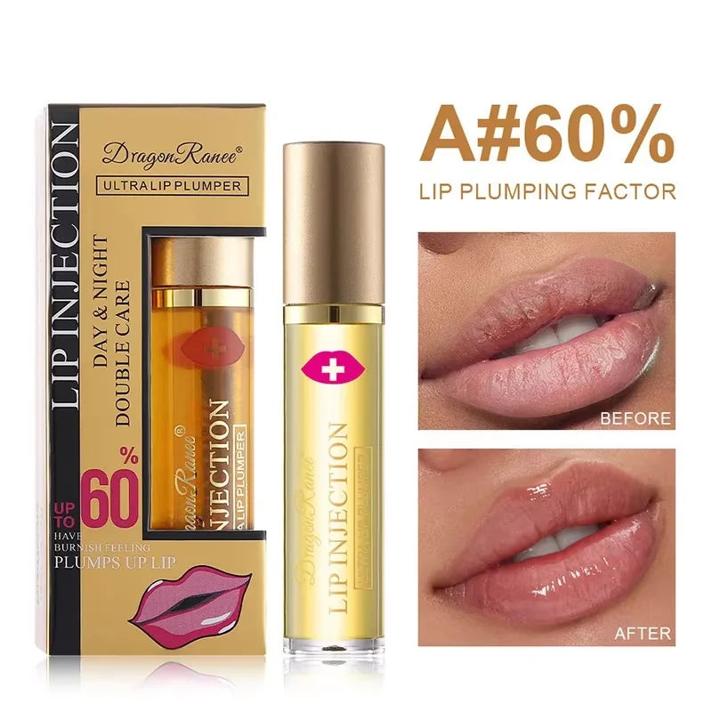 Instant Volumising Lip Plumper Oil Lip Enhancer Lip Gloss Plumping Serum Moisturizing Anti-Wrinkle Lipstick Sexy Lip Care Makeup-5