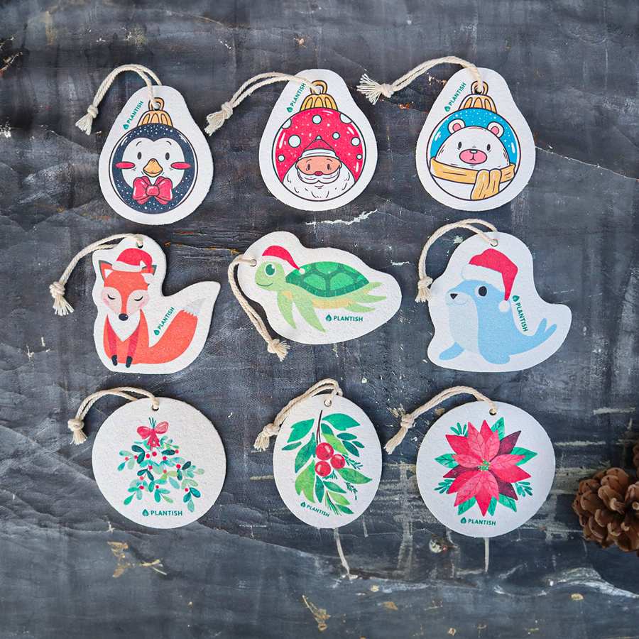 Set of 9 Holiday Ornaments Pop up Sponge (Holiday Exclusive)