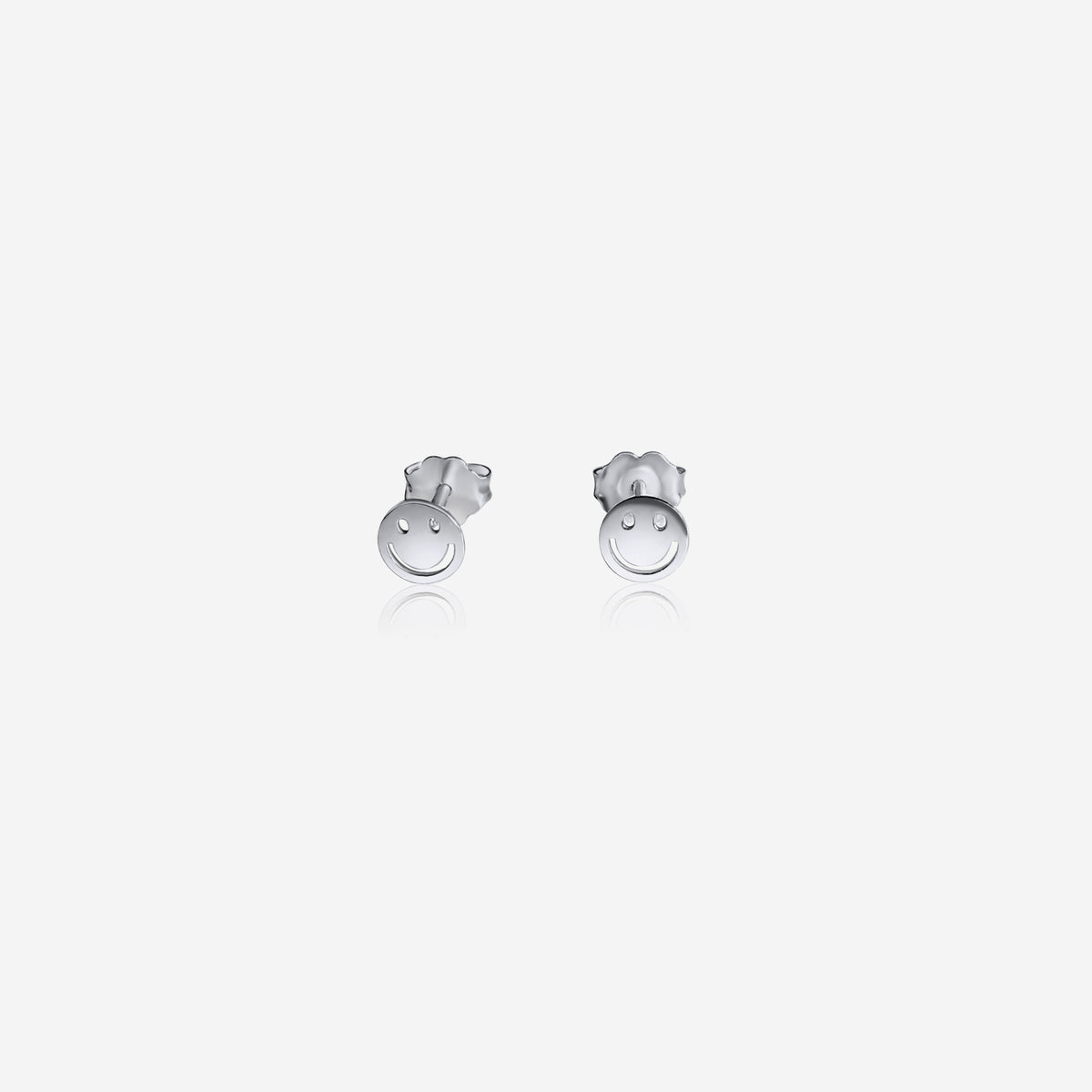 Smile Stud Earrings | Sterling Silver Fine Jewelry-0