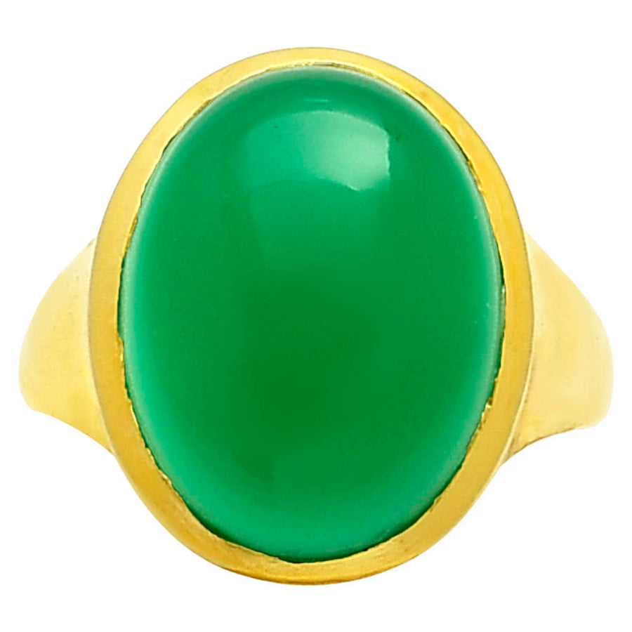 Green Onyx Ring size-8 RM-1004 TR01101