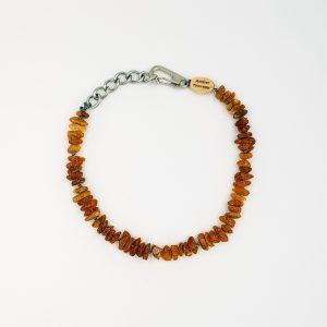 Medium Dog Toffee Amber Collar-0