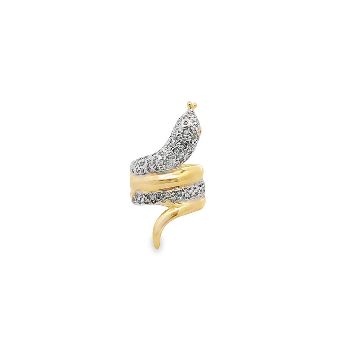 CZ Snake Ring (D88)-0