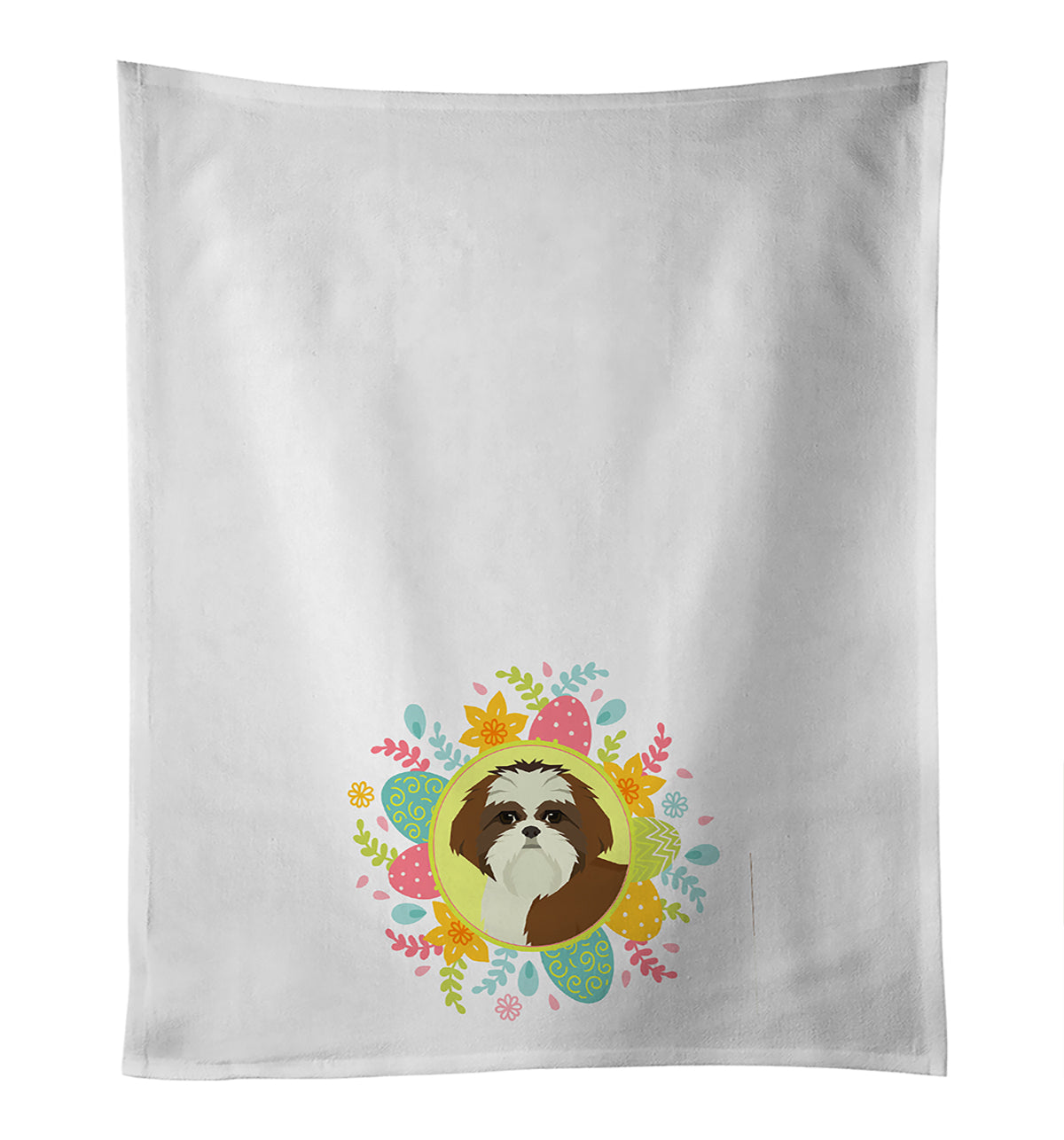 Shih Tzu Easter Kitchen Towel Set of 2-0
