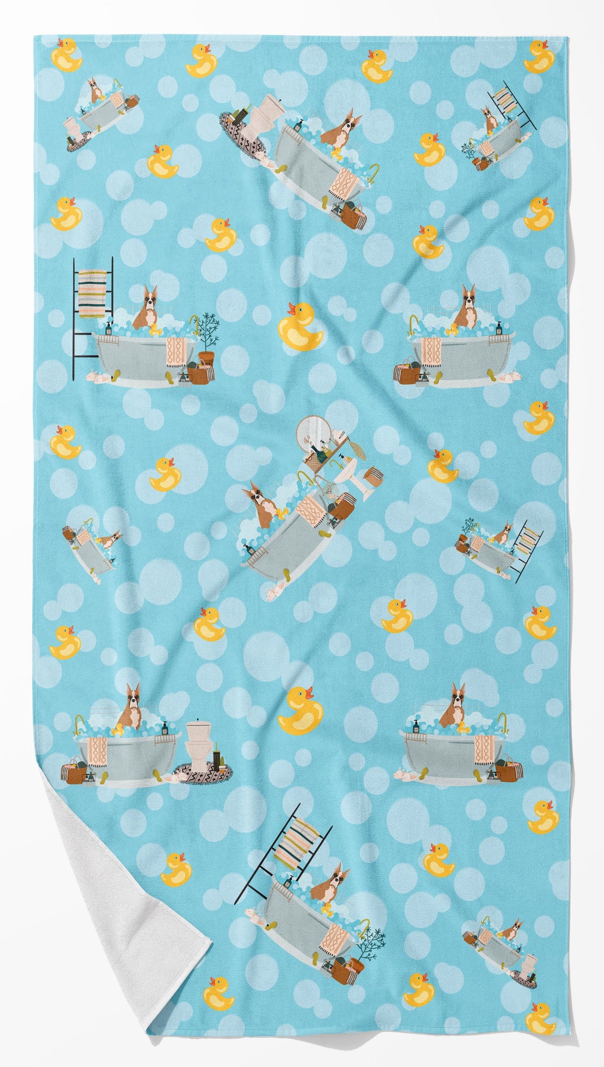 Fawn Boxer Bath Towel Large-0