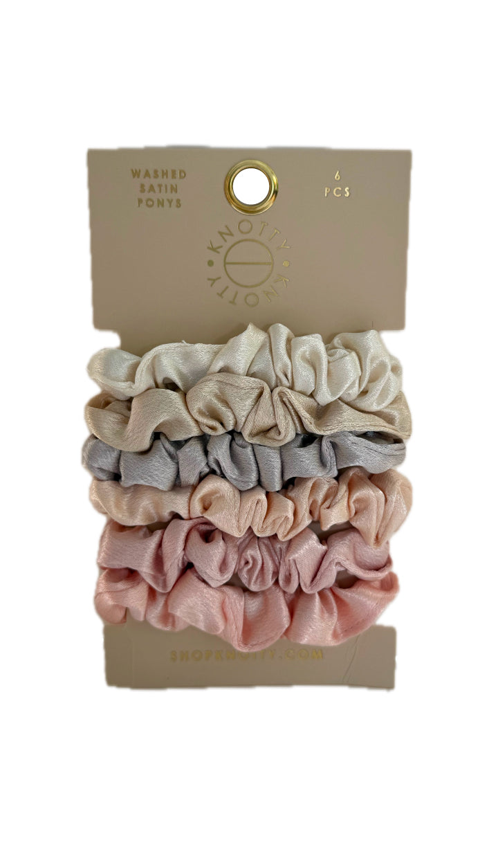 Skinny Washed Satin Pony 6-Pack | Light Basics-0