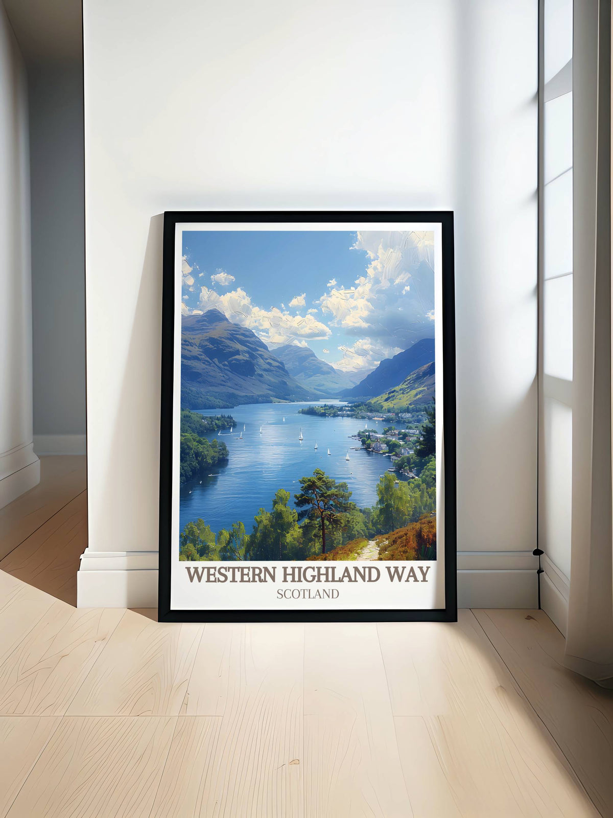 West Highland Way Art Loch Lomond Framed Print Scotland Prints-0