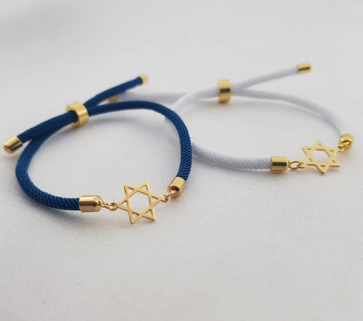 Star of David Cord Bracelet-0