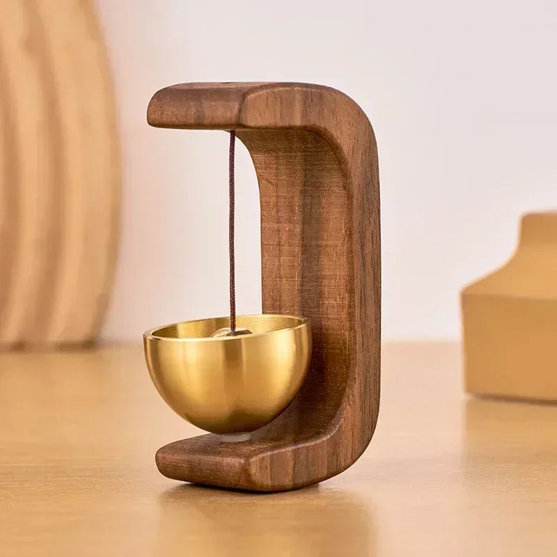 Wooden Wind Chimes Wireless Doorbell-5