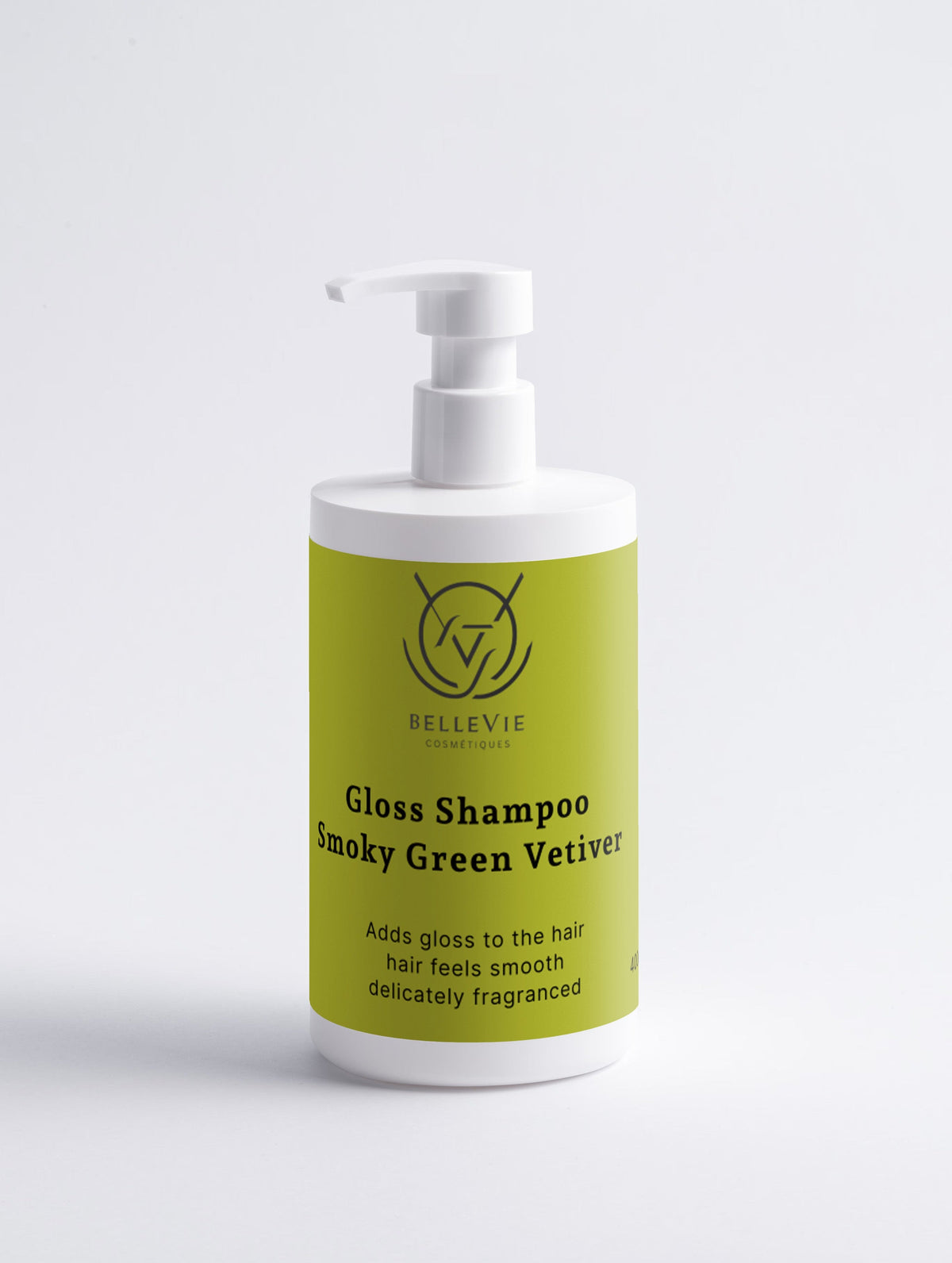 Gloss Shampoo Smoky Green Vetiver 400ml – Shine + Smooth Hair Renewal-0