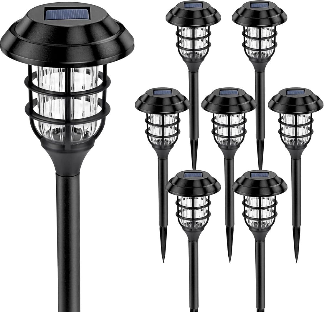 Cone Solar Landscape Lights Set-0
