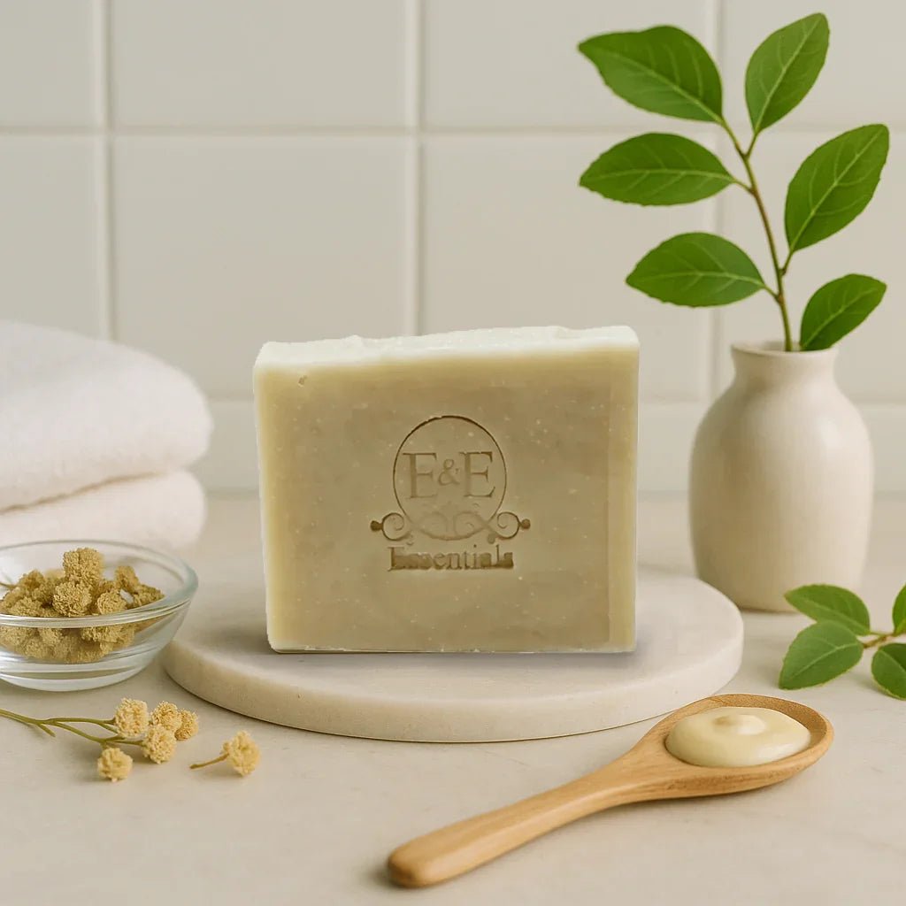Yarrow & Witch Hazel Facial Bar Soap – Gentle Botanical Cleanser-0