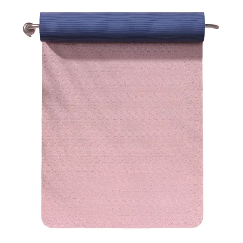 Double-Sided Non-Slip Tpe Yoga Mat With Strap