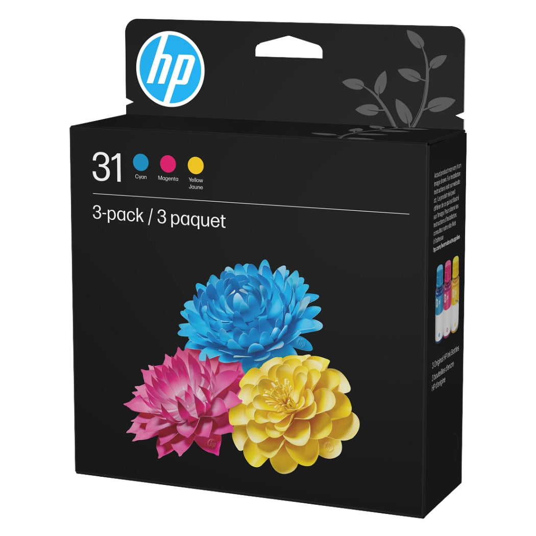 HP 31 Tri-Color Ink Cartridges-3pack-0