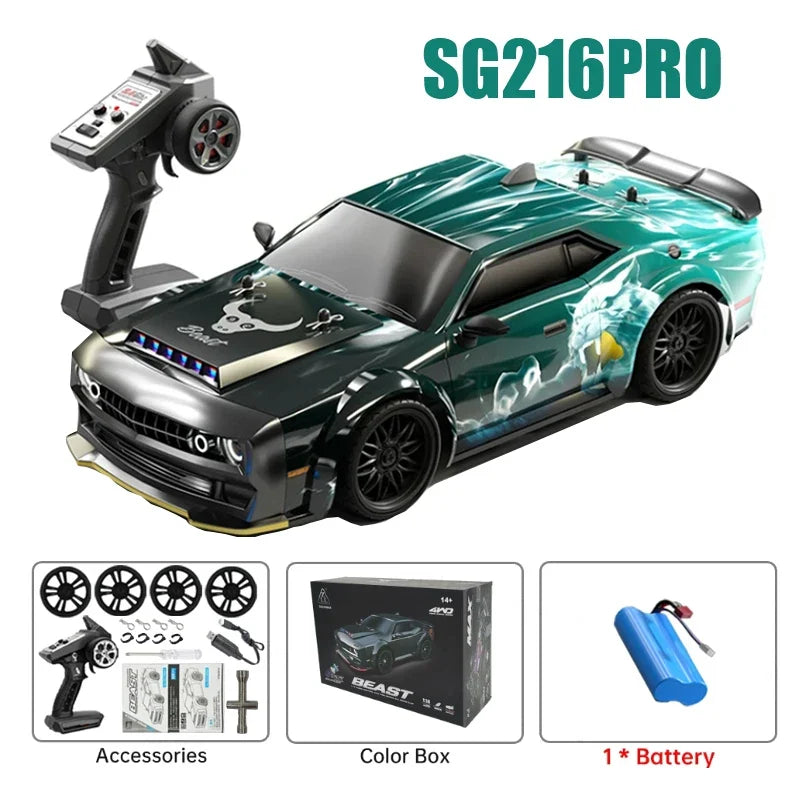 ZLL SG216MAX/PRO 1:16 High-Speed 4WD RC Car with LED Lights-5