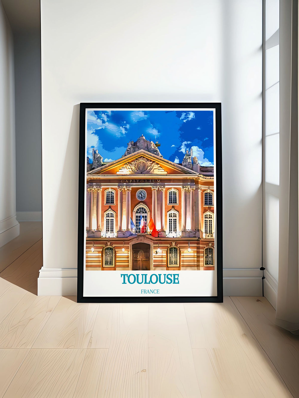 Toulouse Home Decor Capitole De Toulouse Fine Art Prints France Canvas Art-0