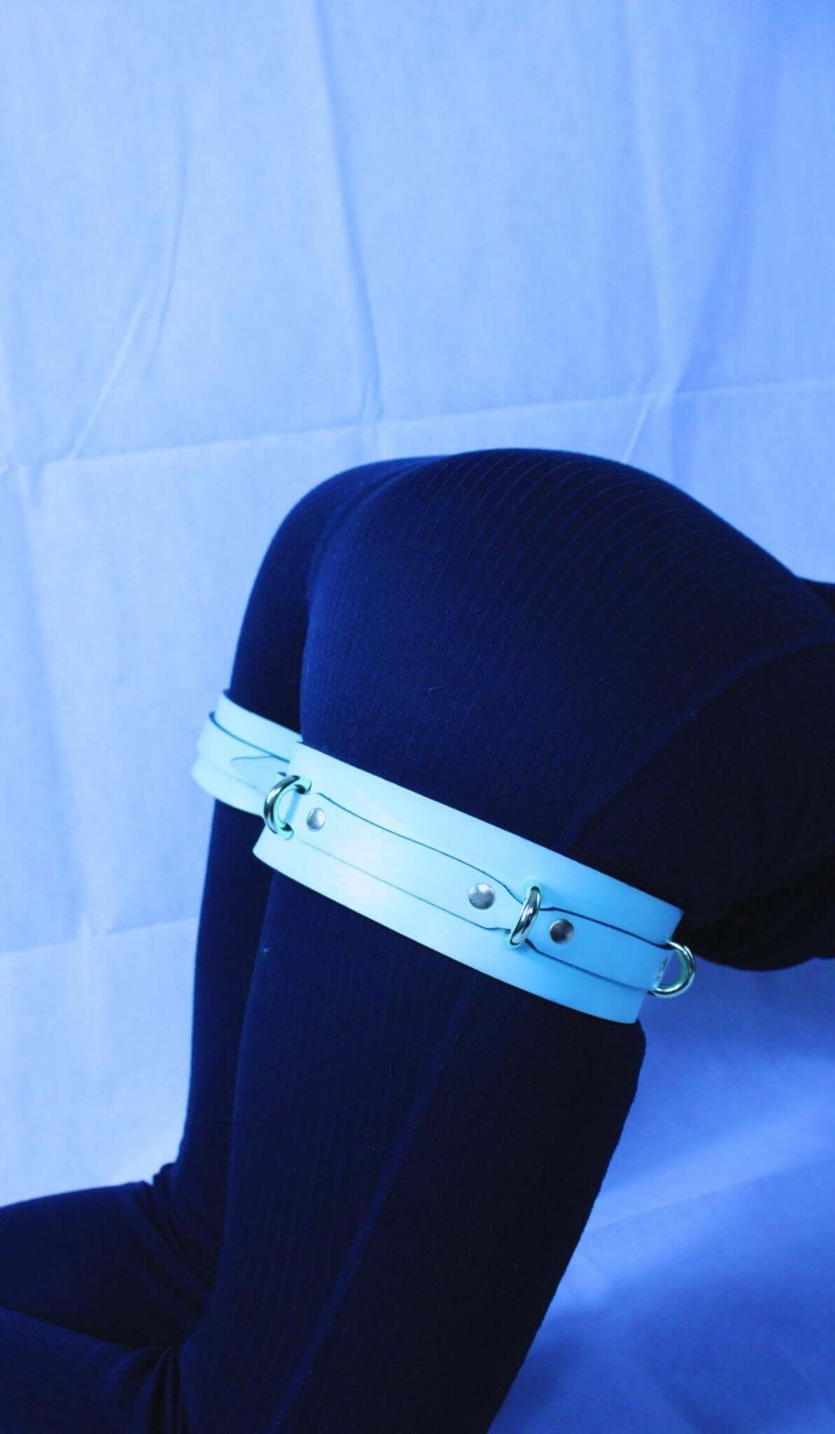Premium Leather Thigh Cuffs | Premium Restraints  Leg Straps-0