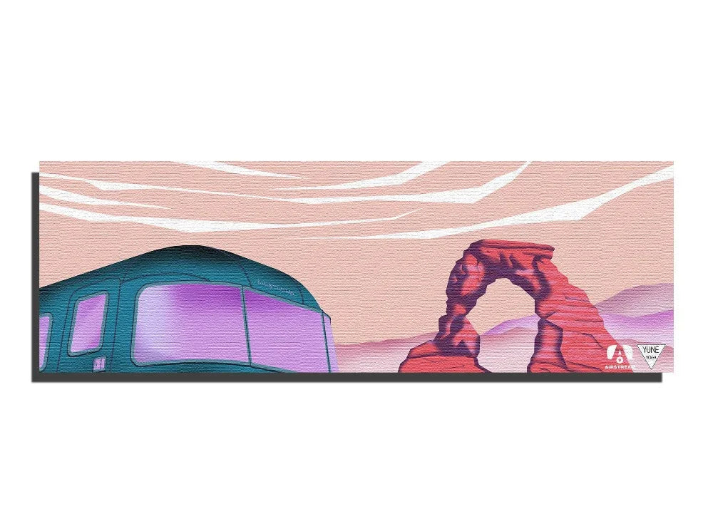 Airstream Arches 6mm Yoga Mat – Extra Cushion, Non-Slip, and Travel-Ready with Desert-Inspired Design-0