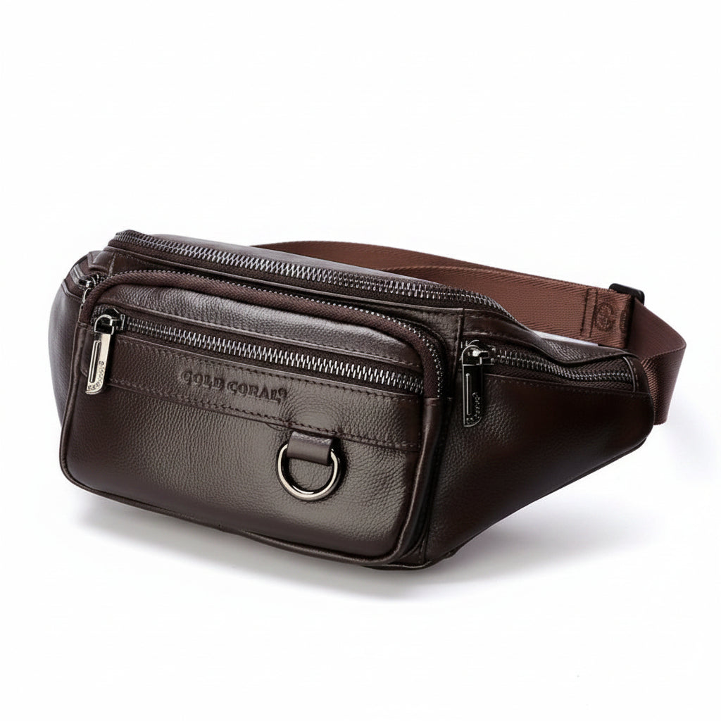 Leather Waist Travel Bag-0