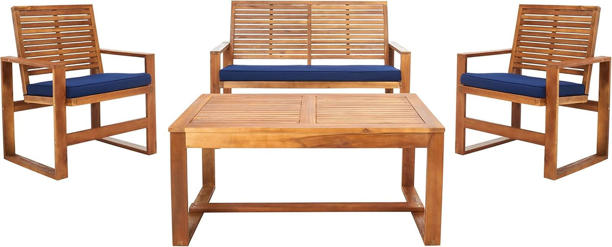 Acacia Patio Furniture Set for Outdoor Dining Comfort-0