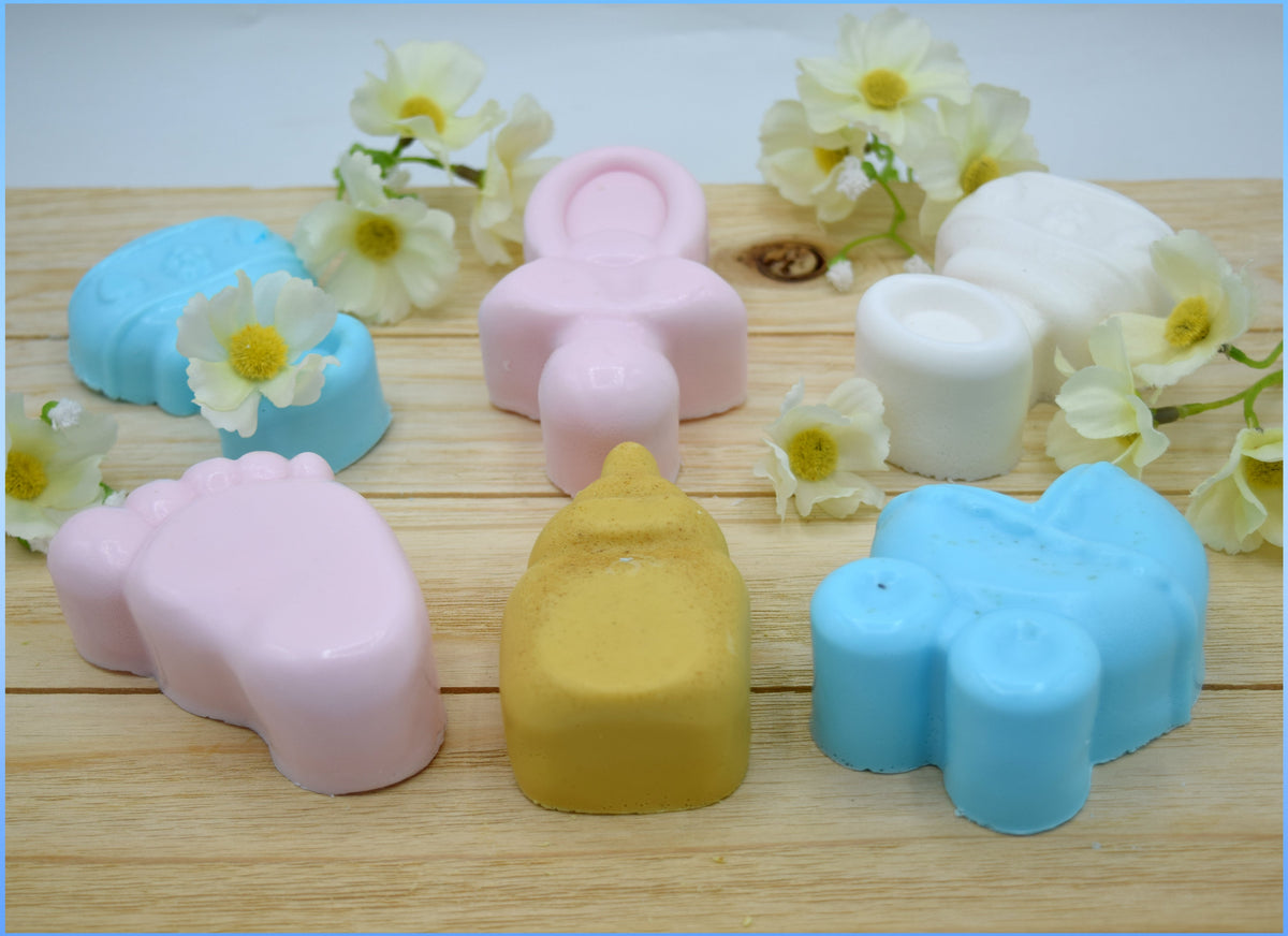Baby Shower  Natural Crafted  Soap Bars 2.5 oz (set of 6)-0