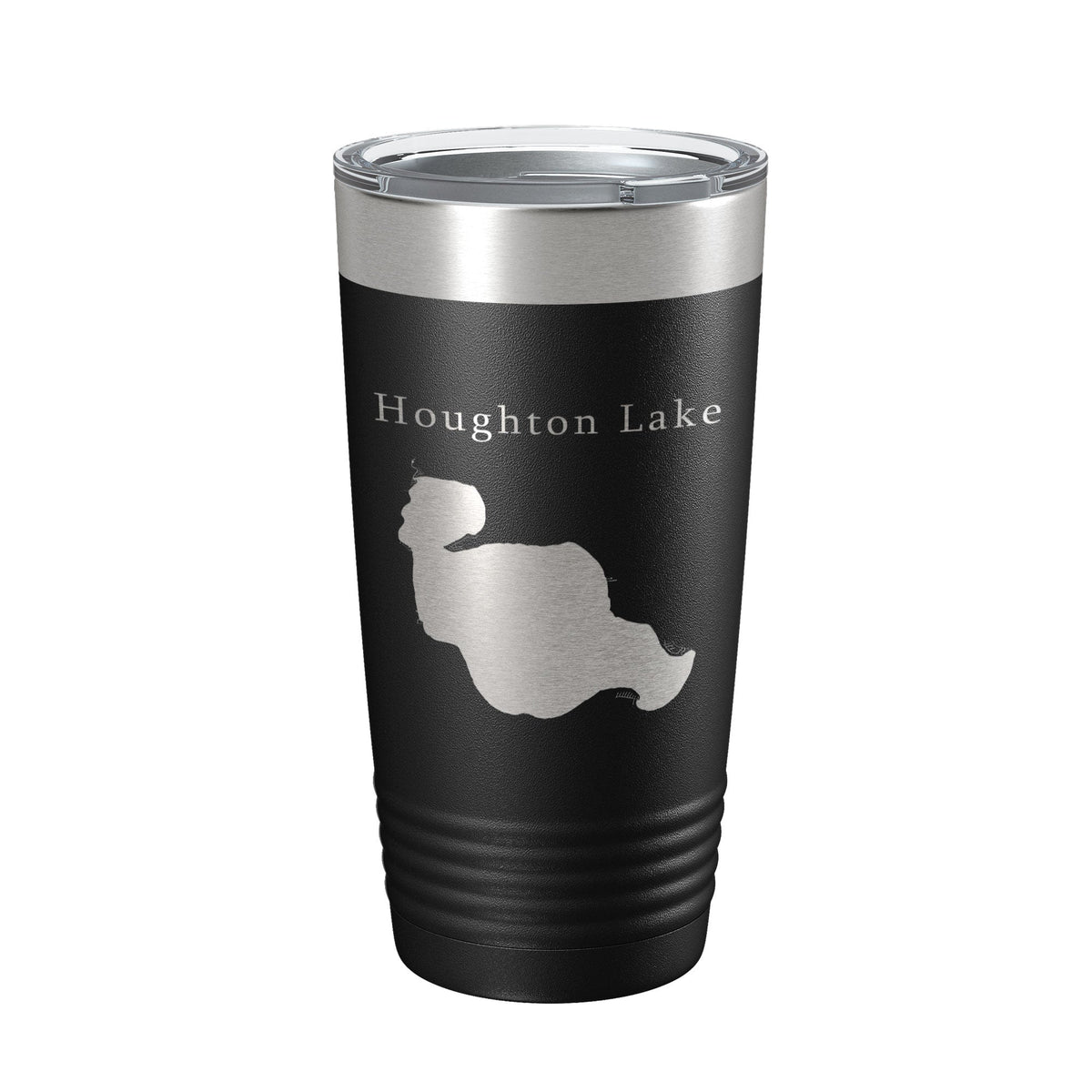 Houghton Lake Map Tumbler Travel Mug Insulated Laser Engraved Coffee Cup Michigan 20 oz-5