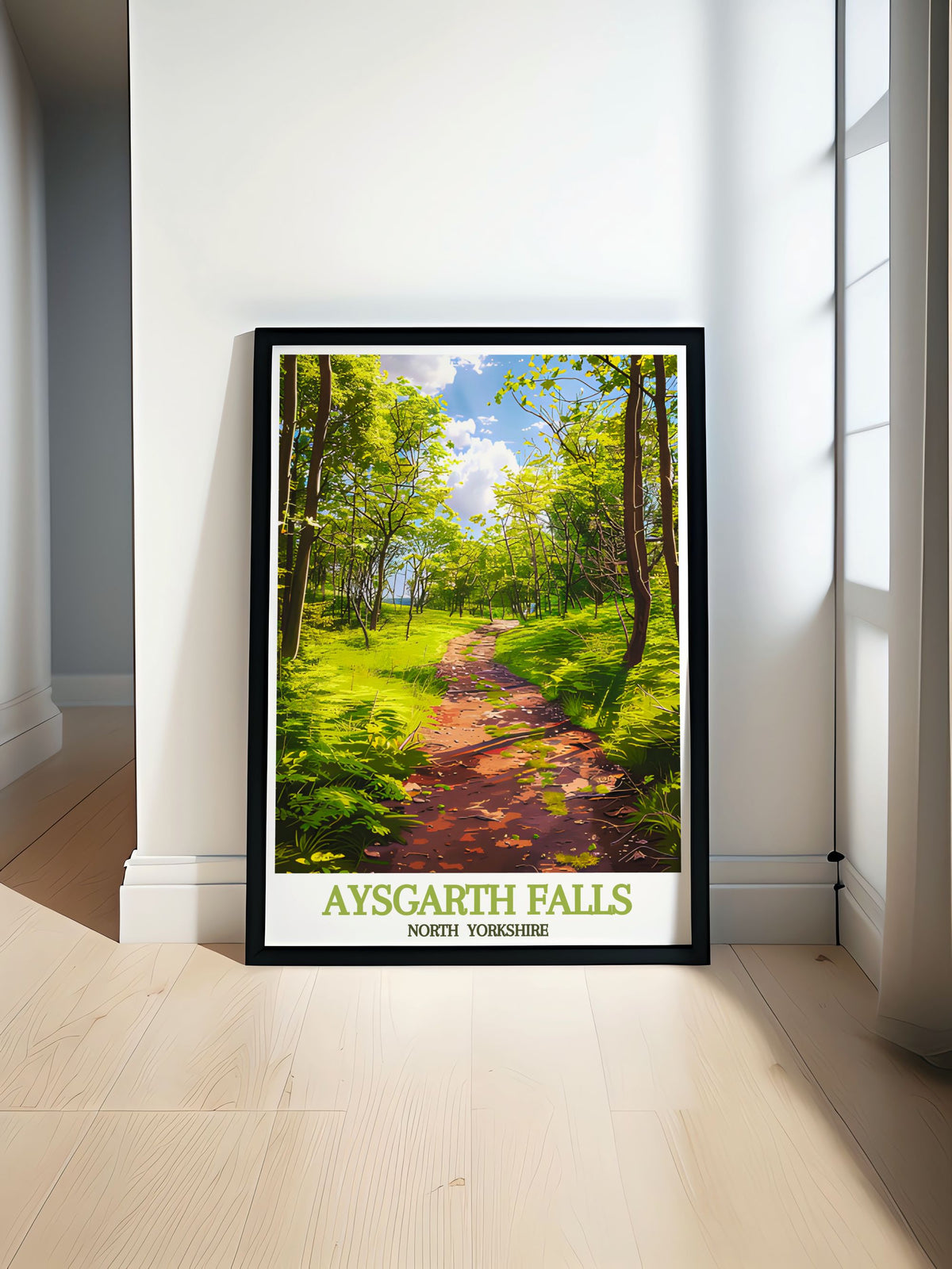 Aysgarth Falls  Prints - Woodland Trails  Posters - Yorkshire  Art-0