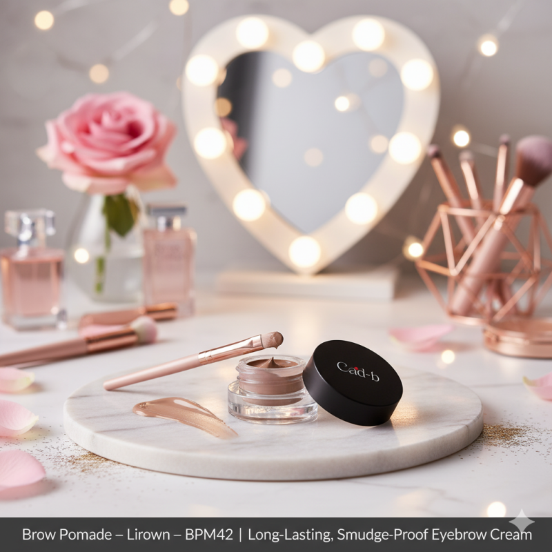 Brow Pomade – Light Brown | Long-Lasting, Smudge-Proof Eyebrow Cream – BPM42 — product view 1