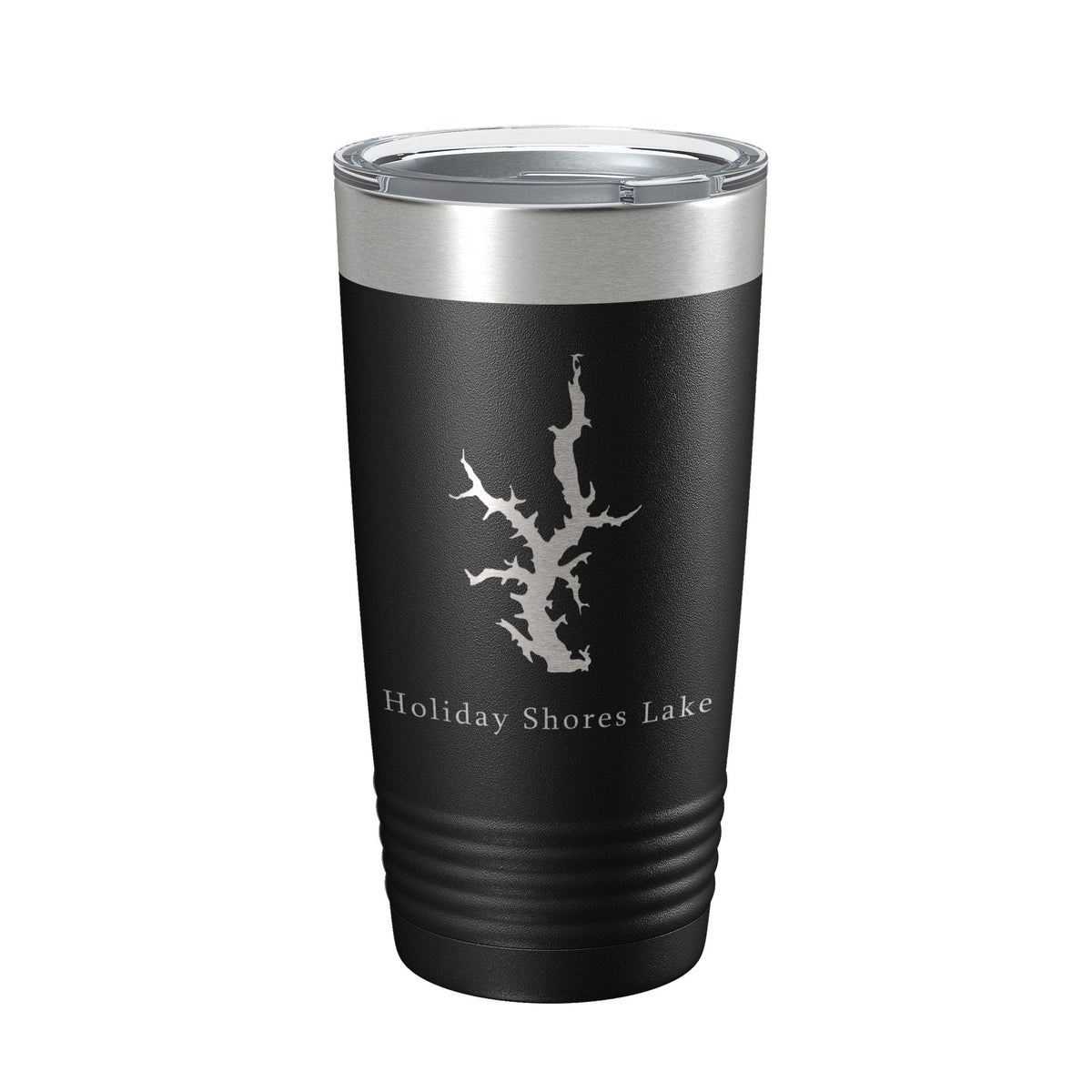Holiday Shores Lake Map Tumbler Travel Mug Insulated Laser Engraved Coffee Cup Illinois 20 oz-5