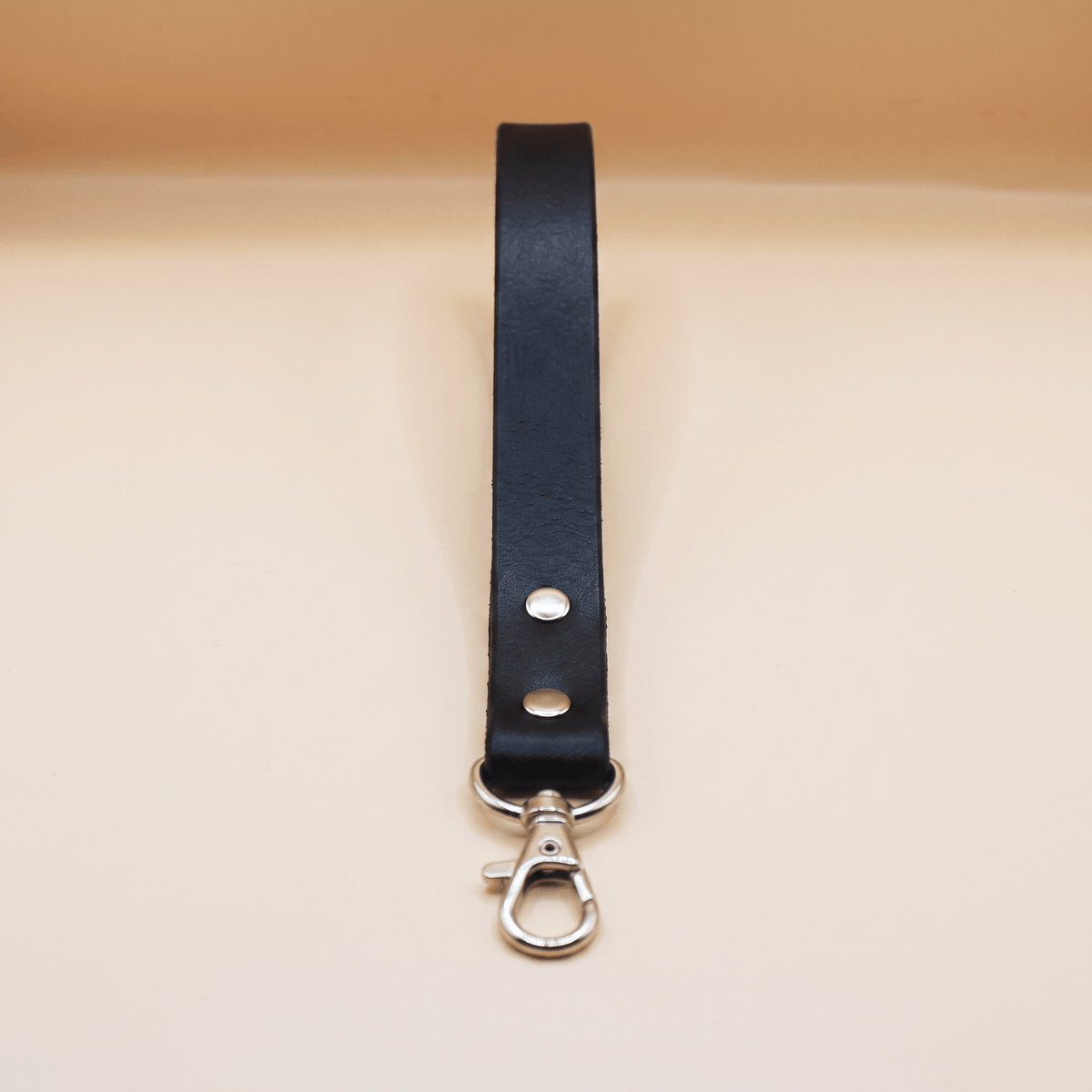 Bdsm Leash' Small Leather Collar Leash, Black Metal Snap Hook 1Pc-0