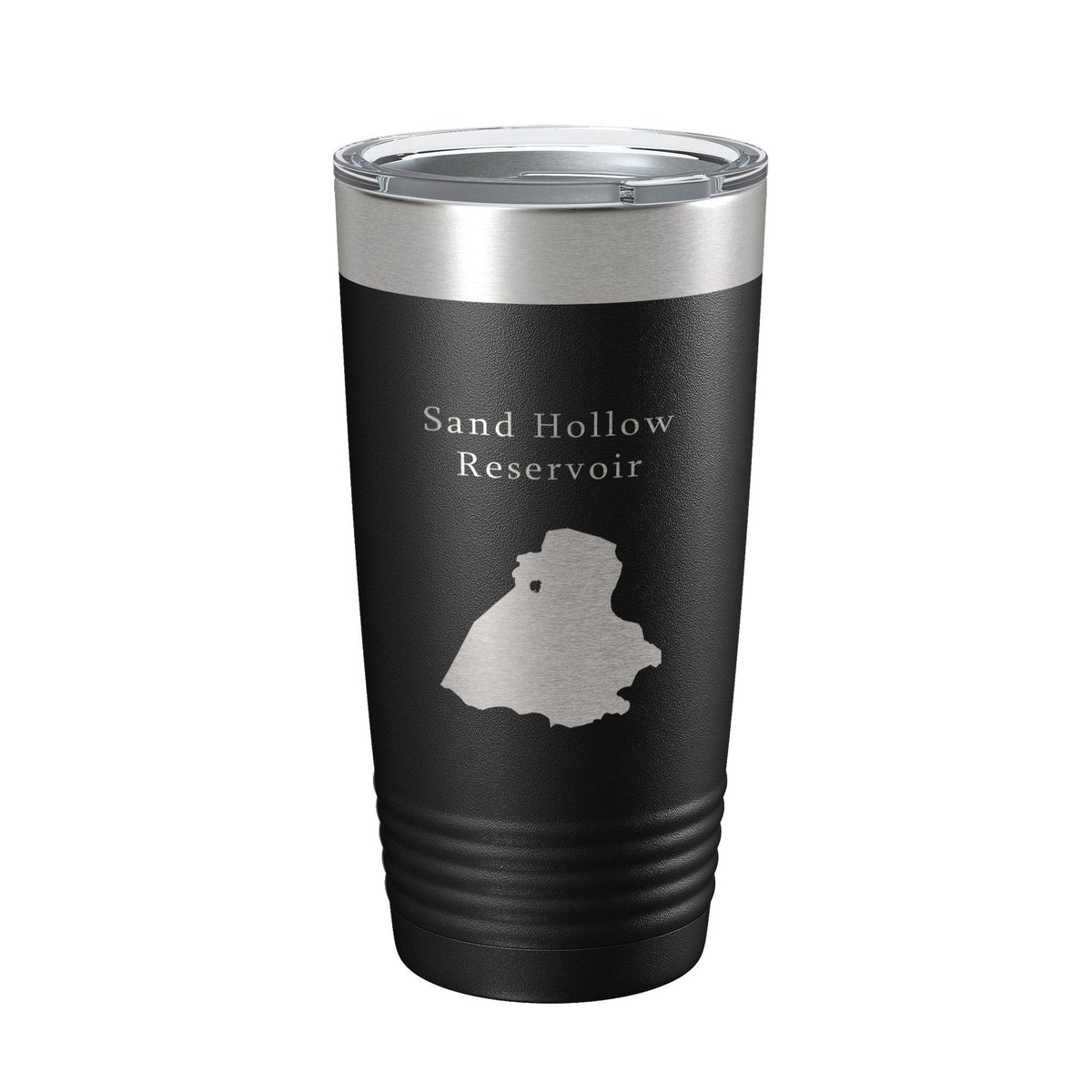 Sand Hollow Reservoir Tumbler Lake Map Travel Mug Insulated Laser Engraved Coffee Cup Utah 20 oz-5