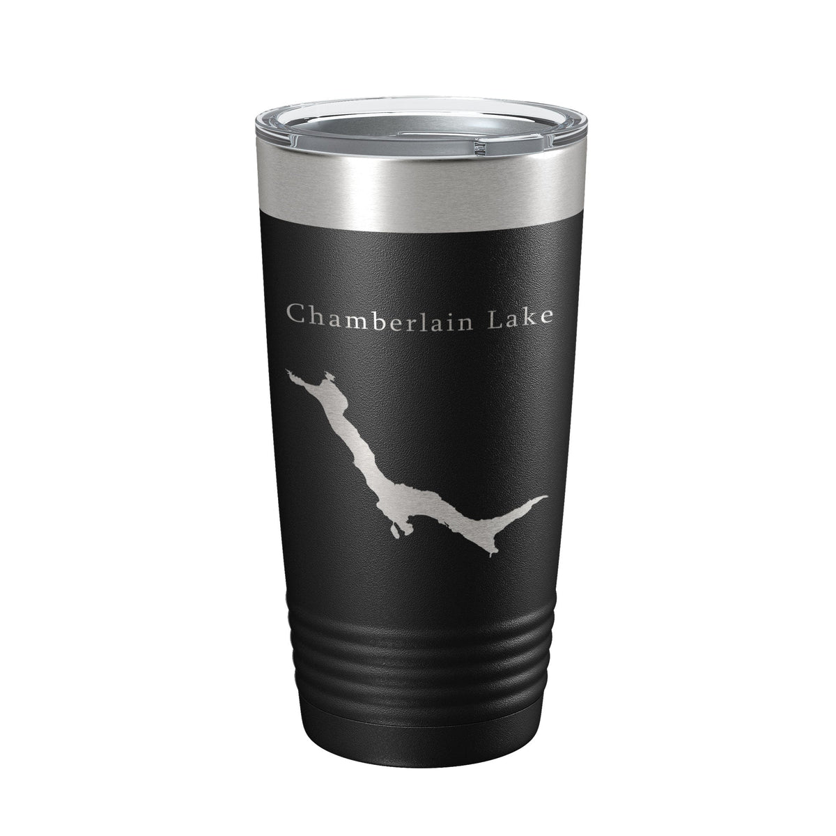 Chamberlain Lake Map Tumbler Travel Mug Insulated Laser Engraved Coffee Cup Maine 20 oz-5